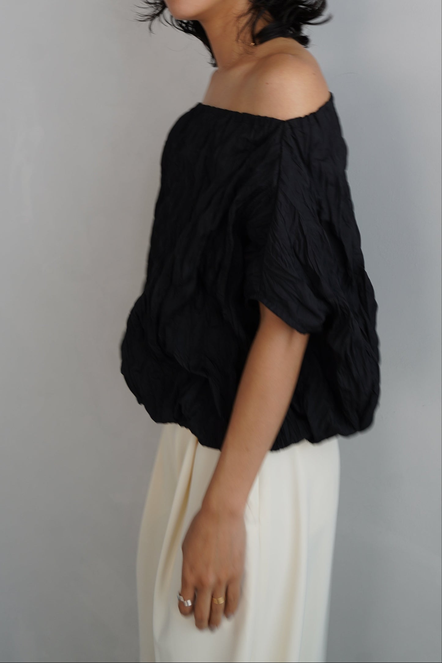 Balloon Top/BLACK-6月25-30日発送-