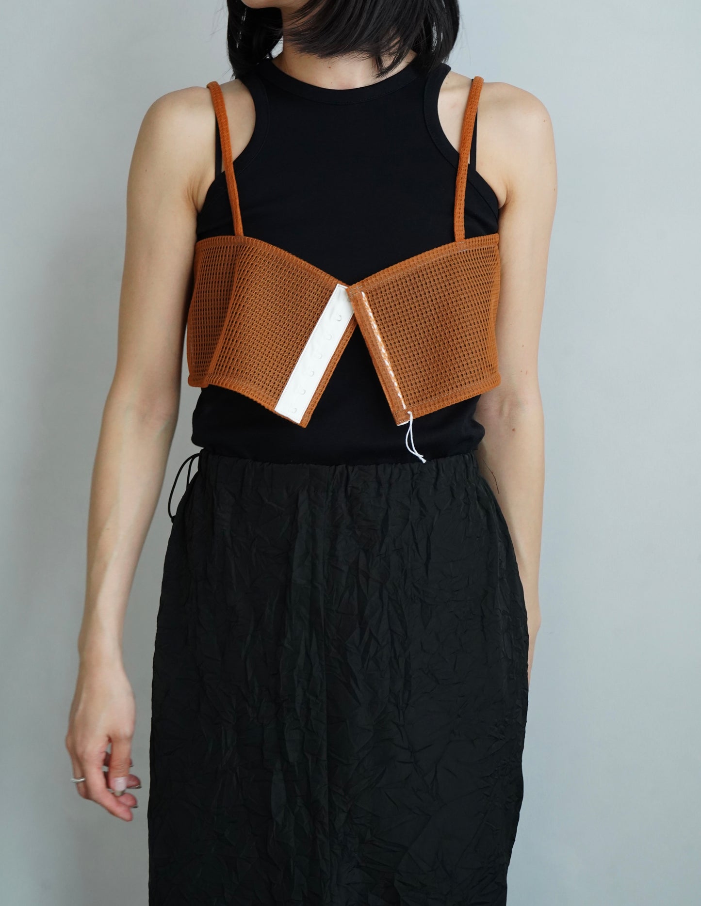 Double Mesh Cami / ORANGE