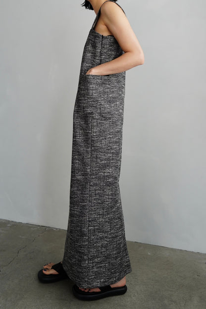 Jacquard Dress / BLACKWHITE -5月20日発送-