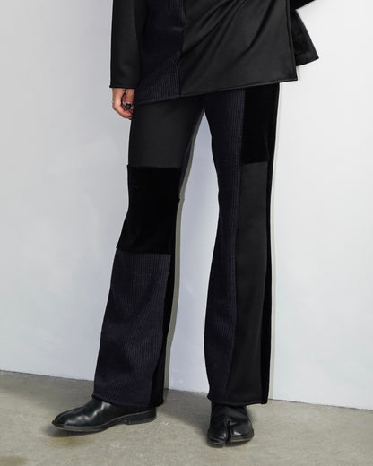 Patchwork Leggings / BLACK -1月30日発送-