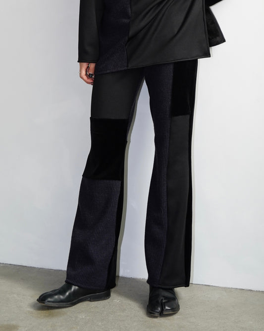 Patchwork Leggings / BLACK -1月30日発送-