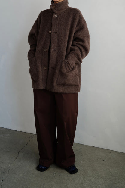 Soft Shaggy Jacket / BROWN -11月上旬発送-