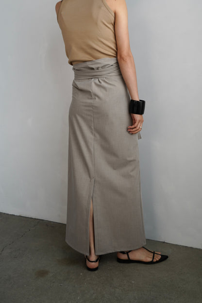 Essential Wrap Skirt / BEIGE -7月10-15日発送-
