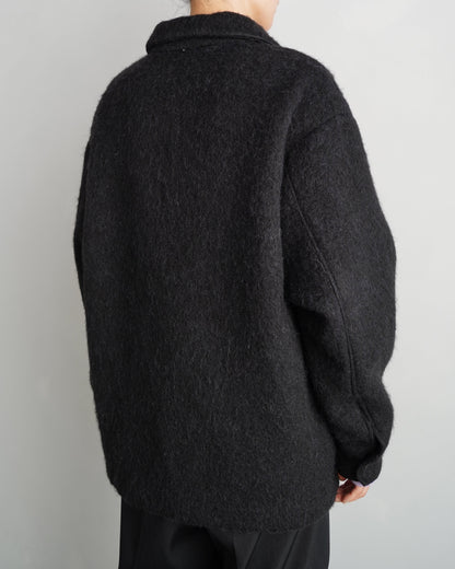 Soft Shaggy Jacket / BLACK -11月上旬発送-