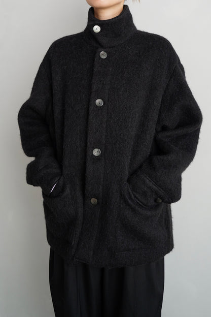 Soft Shaggy Jacket / BLACK -11月上旬発送-