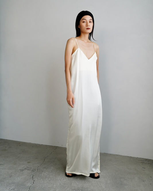 Silk Cami Dress / OFFWHITE -5日以内発送-