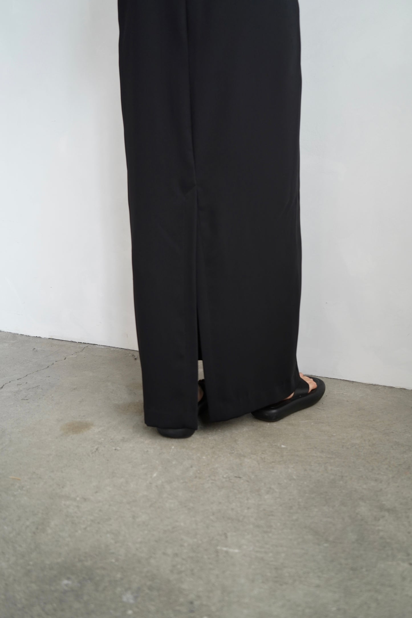 Layered Cami Dress / BLACK -6月25-30日発送-