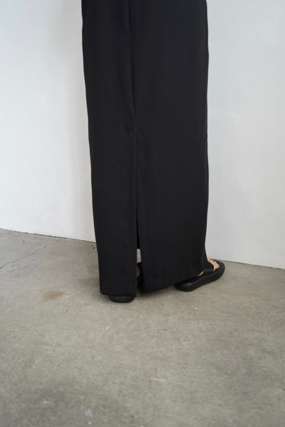 Layered Cami Dress / BLACK -6月25-30日発送-