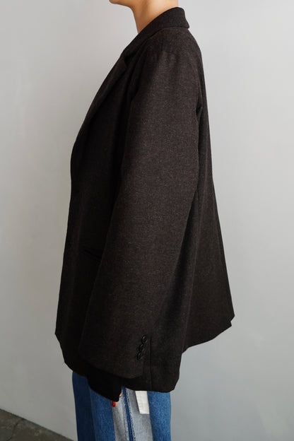 Wool Cashmere Jacket / BROWN -11月15-20日発送-