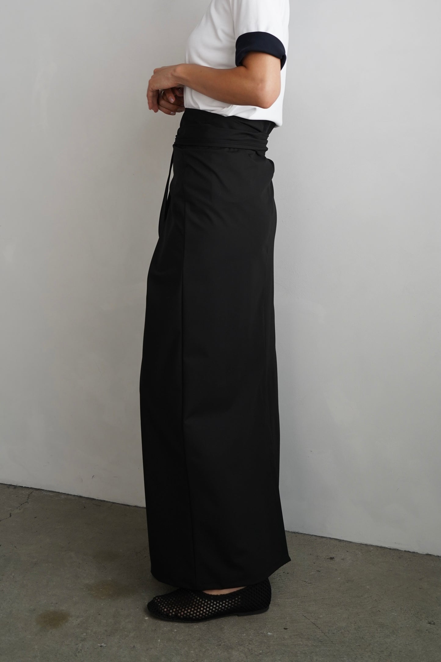Essential Wrap Skirt / BLACK -8月28日発送-