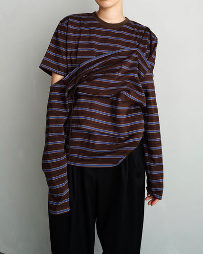 Twin Layer Border / BROWN -9月10日発送-