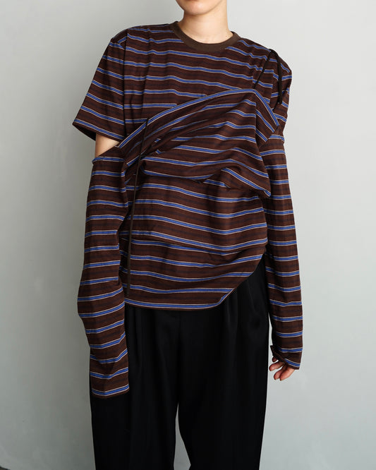 Twin Layer Border / BROWN -9月10日発送-