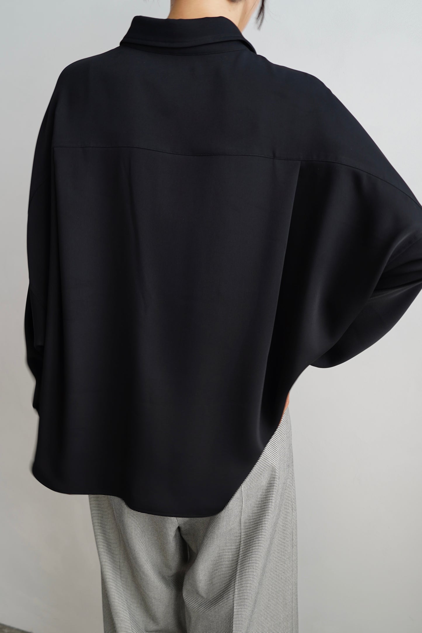 Silky Utility Shirts / BLACK -10月22日発送-