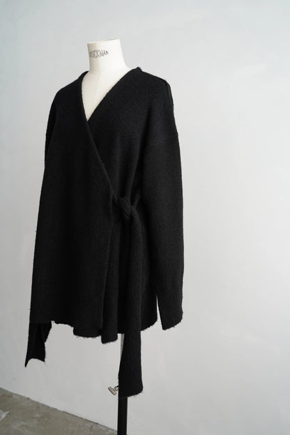 Cachecoeur Knit Cardigan / BLACK