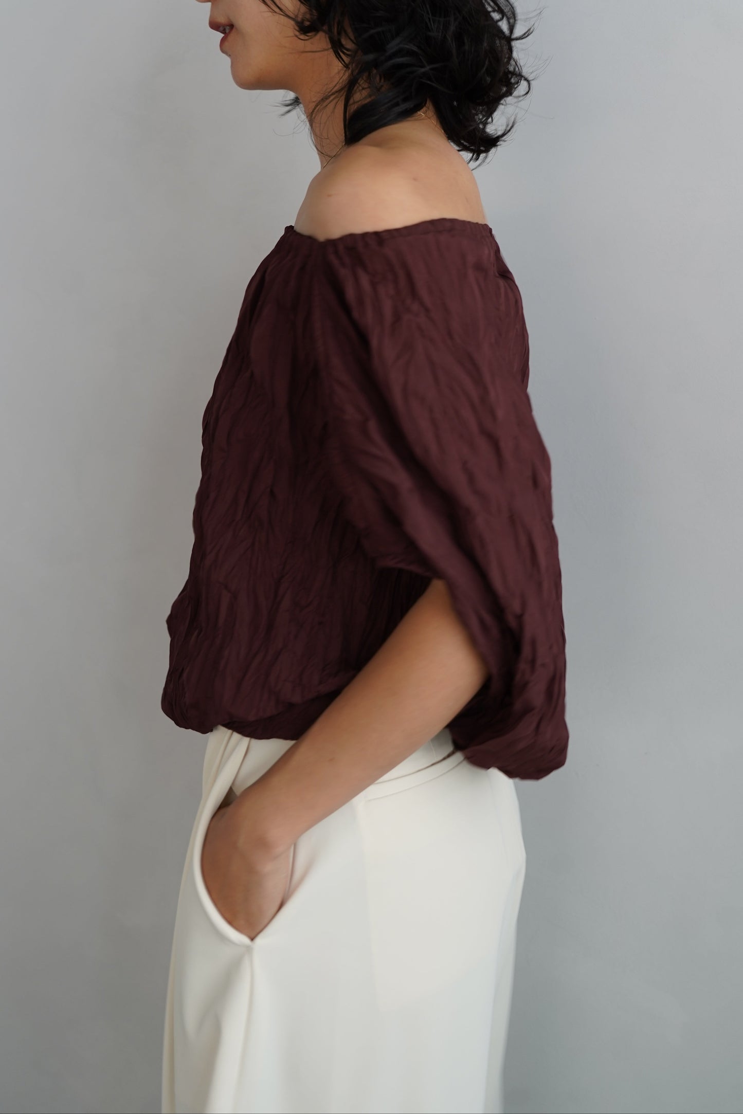Balloon Top/BROWN -6月25-30日発送-