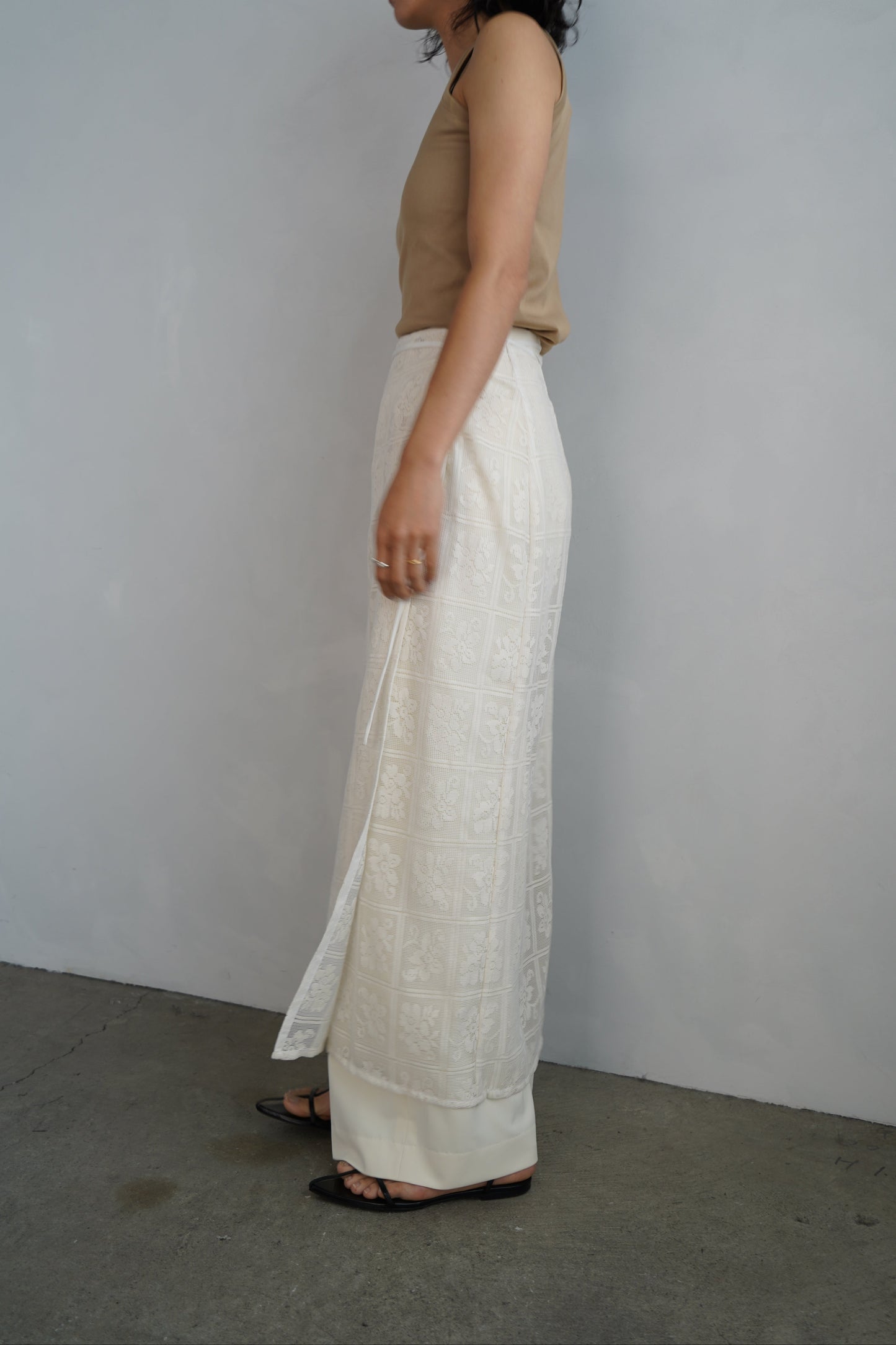 Lace Wrap Skirt / OFFWHITE -6月25-30日発送-