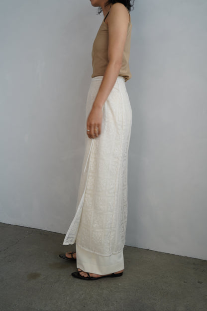 Lace Wrap Skirt / OFFWHITE -6月25-30日発送-