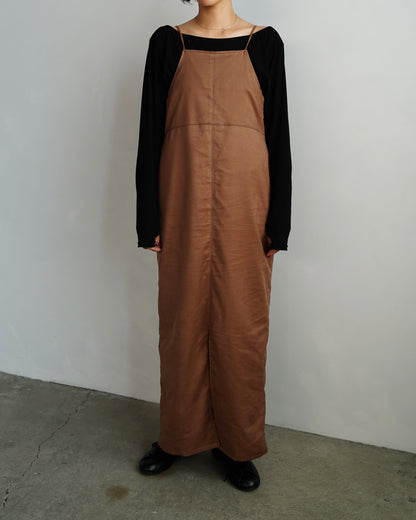 Soft Suede Dress / BROWN