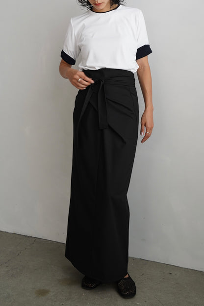 Essential Wrap Skirt / BLACK -8月28日発送-