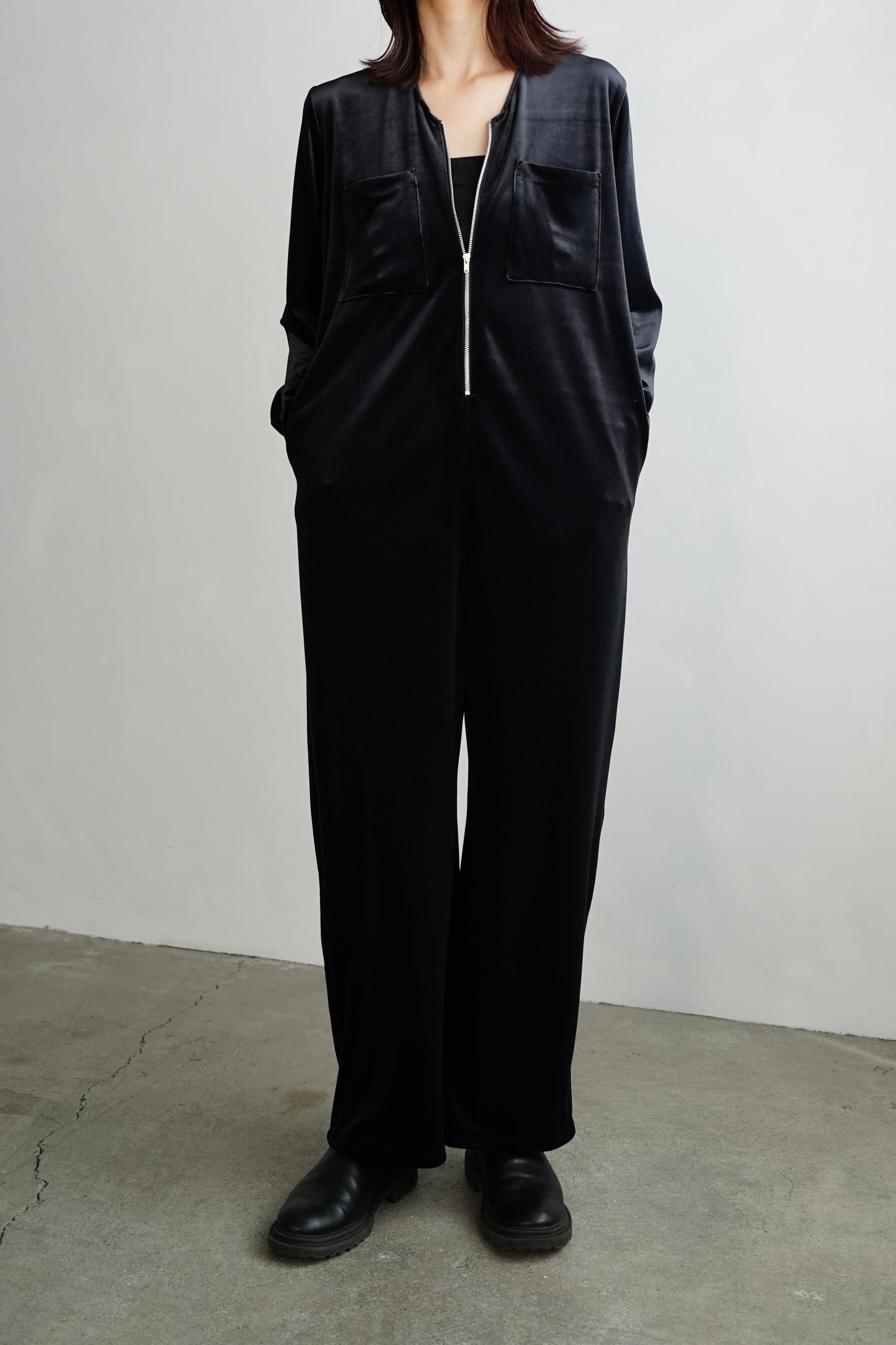 Velour All in one / BLACK