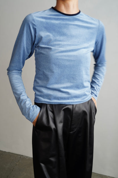 Velour Pullover / BLUE -10月20日発送-