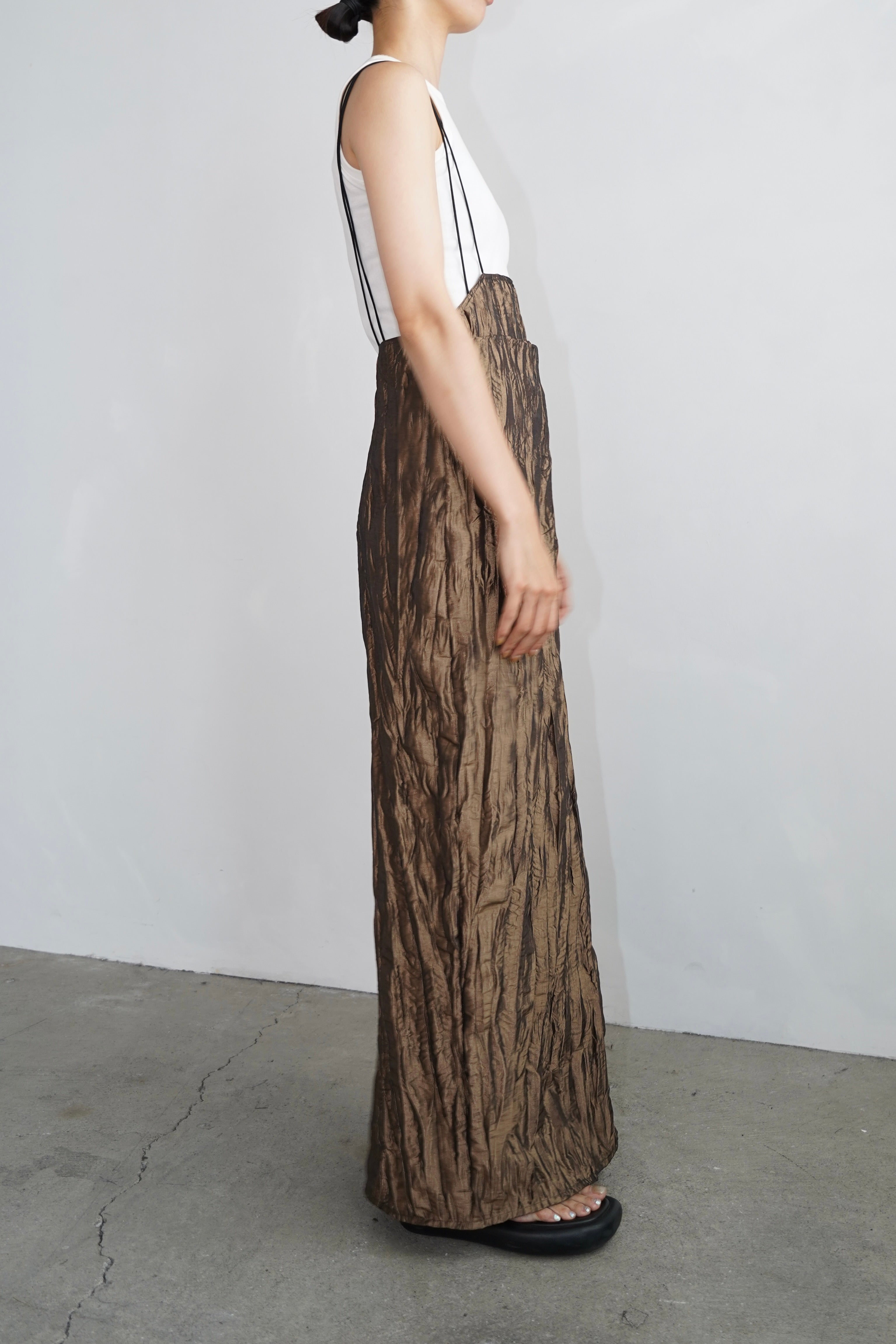 Washer Cami Dress / GOLD -8月10日発送- – &her
