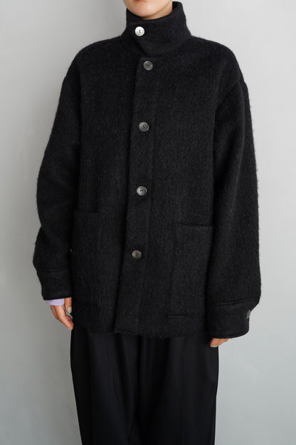 Soft Shaggy Jacket / BLACK -11月上旬発送-