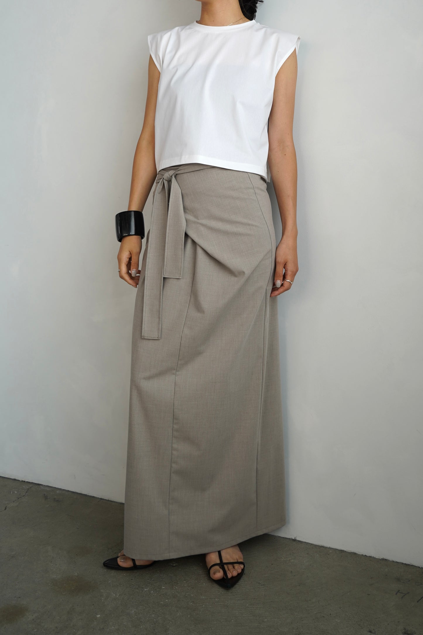 Essential Wrap Skirt / BEIGE -7月10-15日発送-