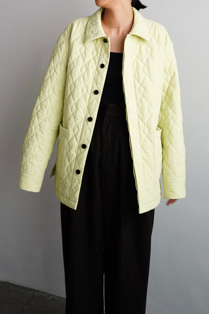 Quilted Middle Jacket / LIME -11月5-10日発送-