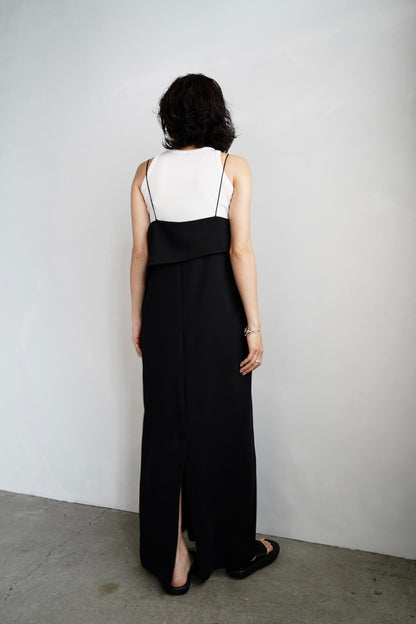Layered Cami Dress / BLACK -6月25-30日発送-