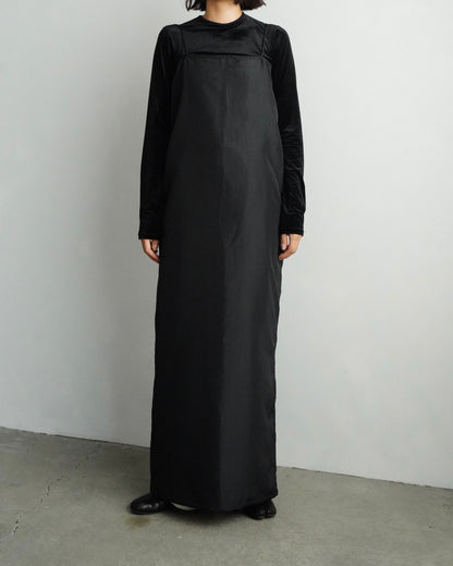 Taffeta Cami Dress / BLACK
