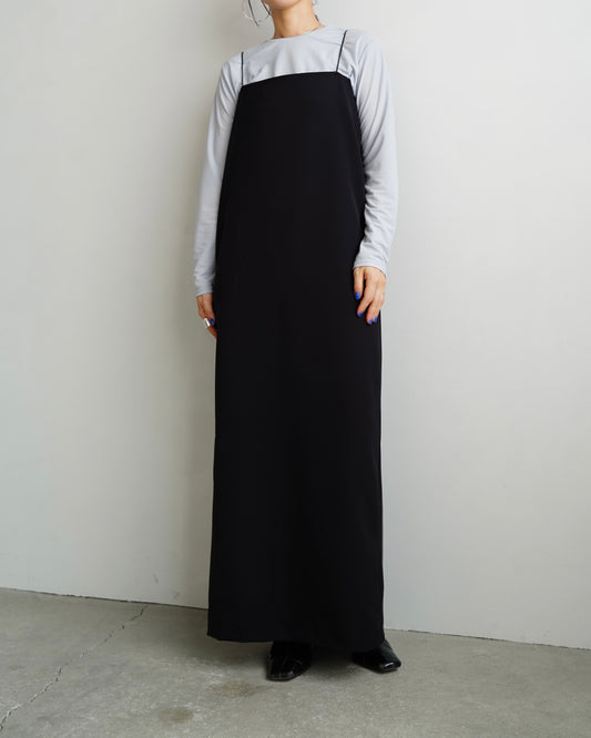 Thick Cami Dress / BLACK -9月25日発送-