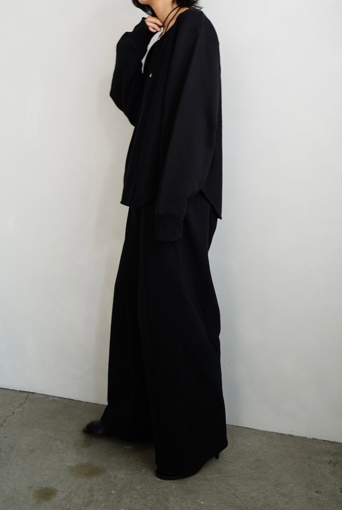 Sweat Wide Pants / BLACK -10月31日発送-