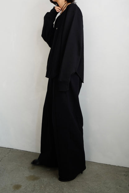 Sweat Wide Pants / BLACK -10月31日発送-