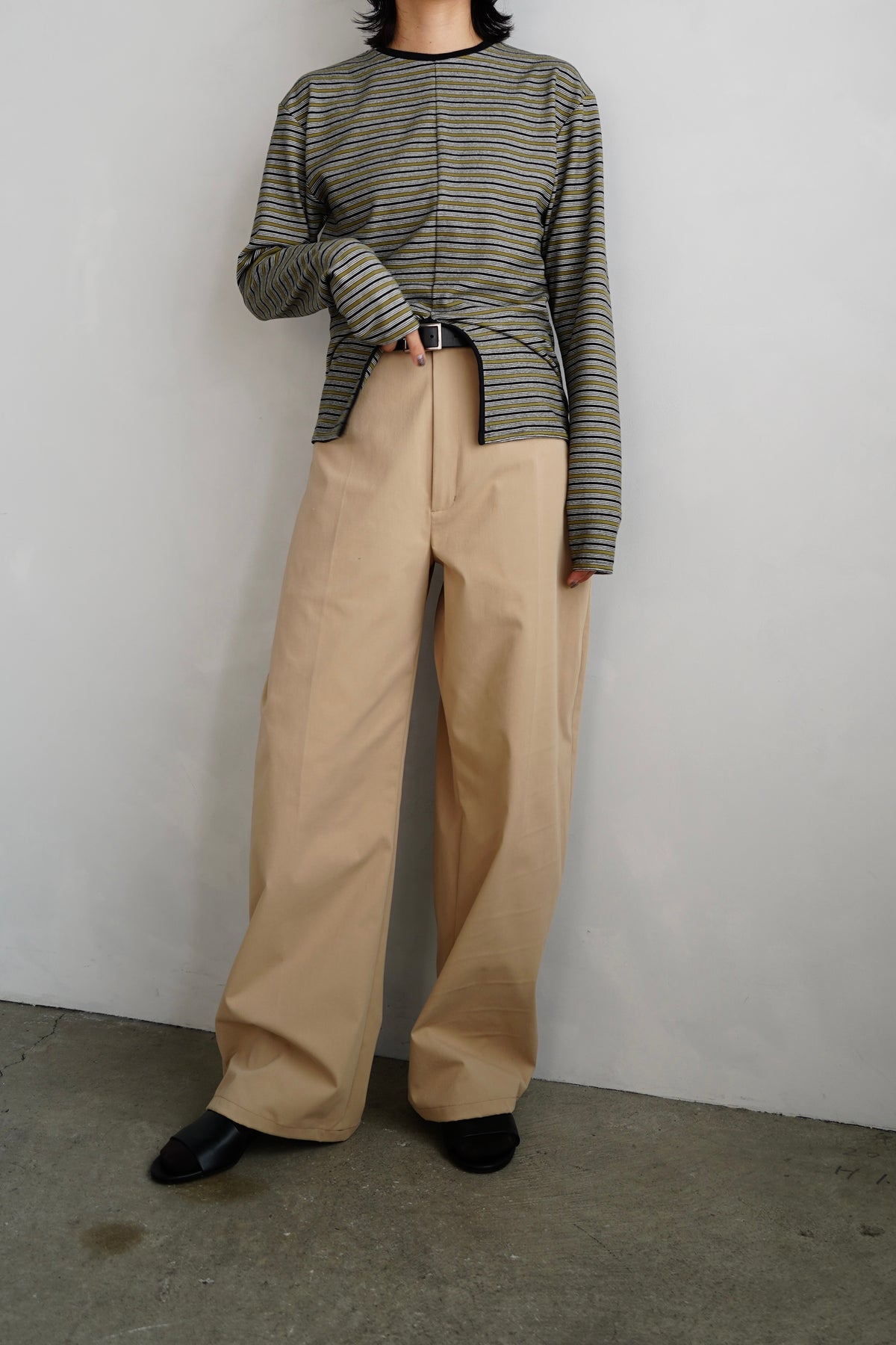 Border L/S / GREEN -11月3-6日発送-