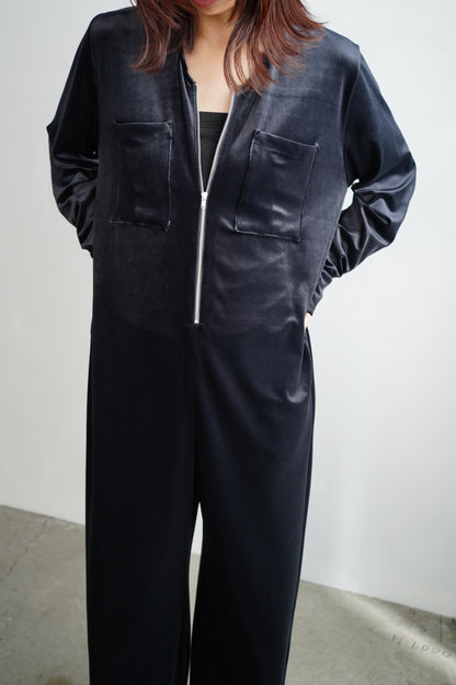 Velour All in one / BLACK