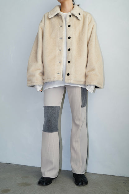 Patchwork Leggings / ECRU -1月30日発送-