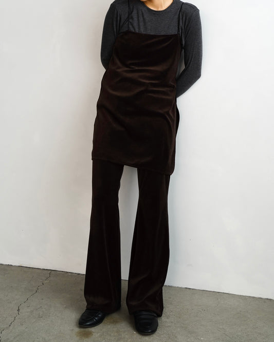 Velour Cami Pants Set / BROWN -9月30日発送-