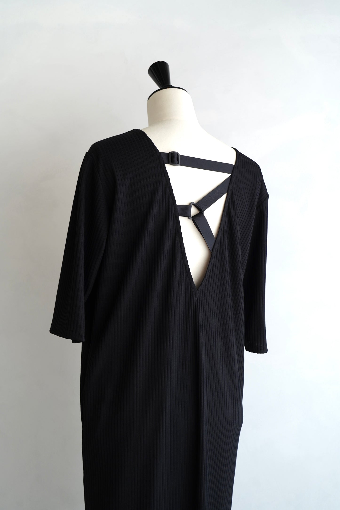 Rib Onepiece / BLACK -5月25-31日発送-