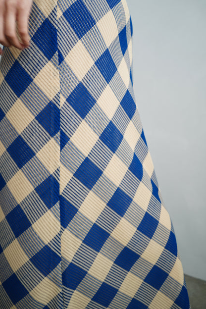 【ラスト1点】Mesh Plaid Skirt / BLUEYELLOW