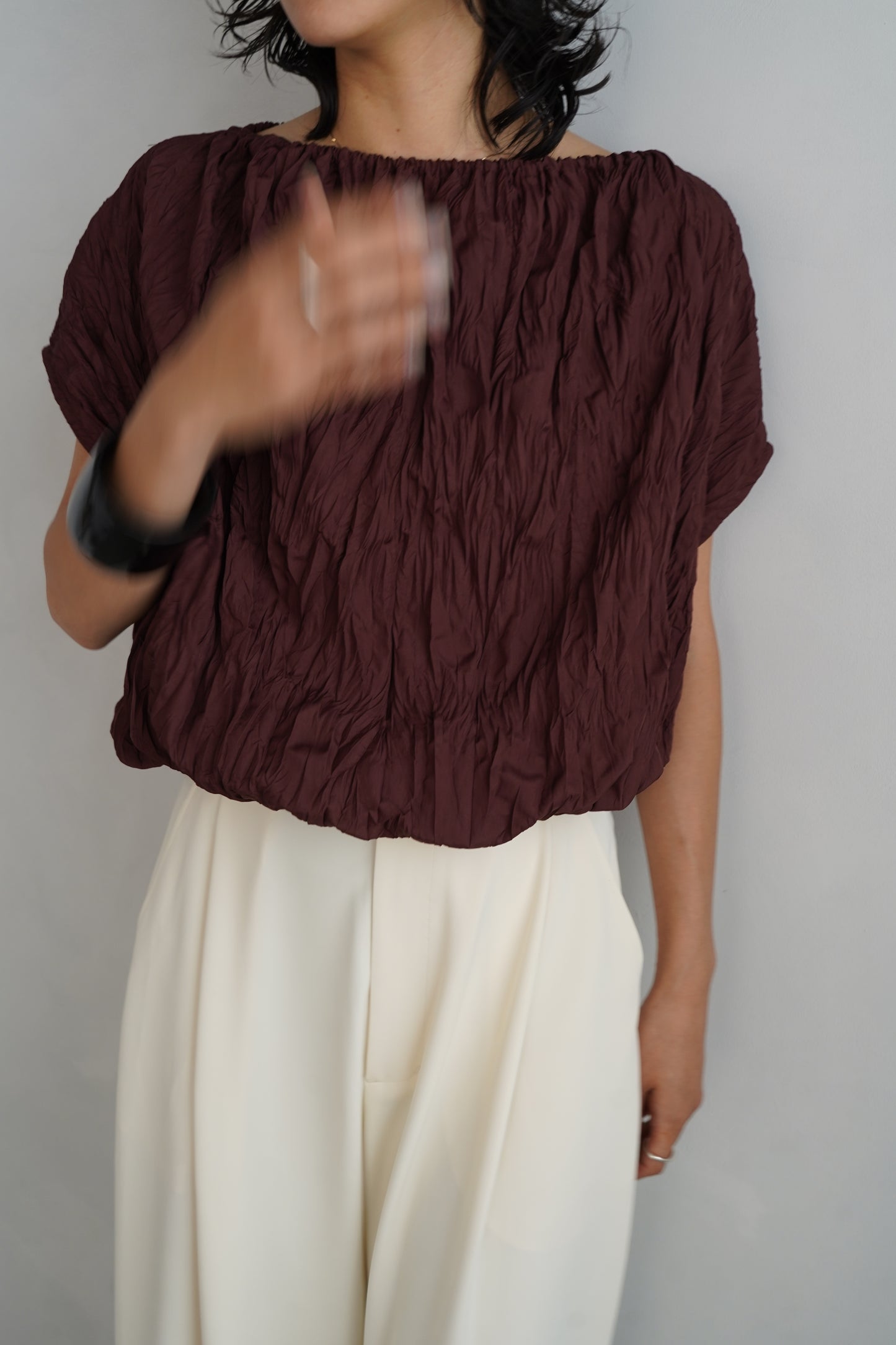 Balloon Top/BROWN -6月25-30日発送-