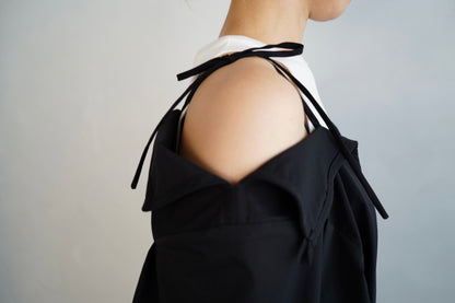 Typewriter Arrange Dress / BLACK -6月25-30日発送-