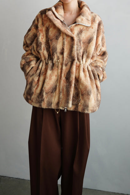 Brush Boa Jacket / BEIGE -11月上旬発送-