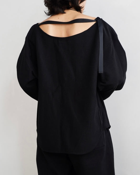 2way Sweat Pullover / BLACK -10月16日発送-