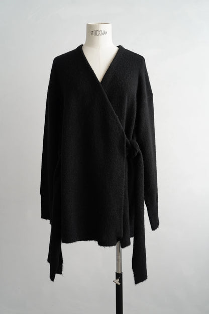 Cachecoeur Knit Cardigan / BLACK