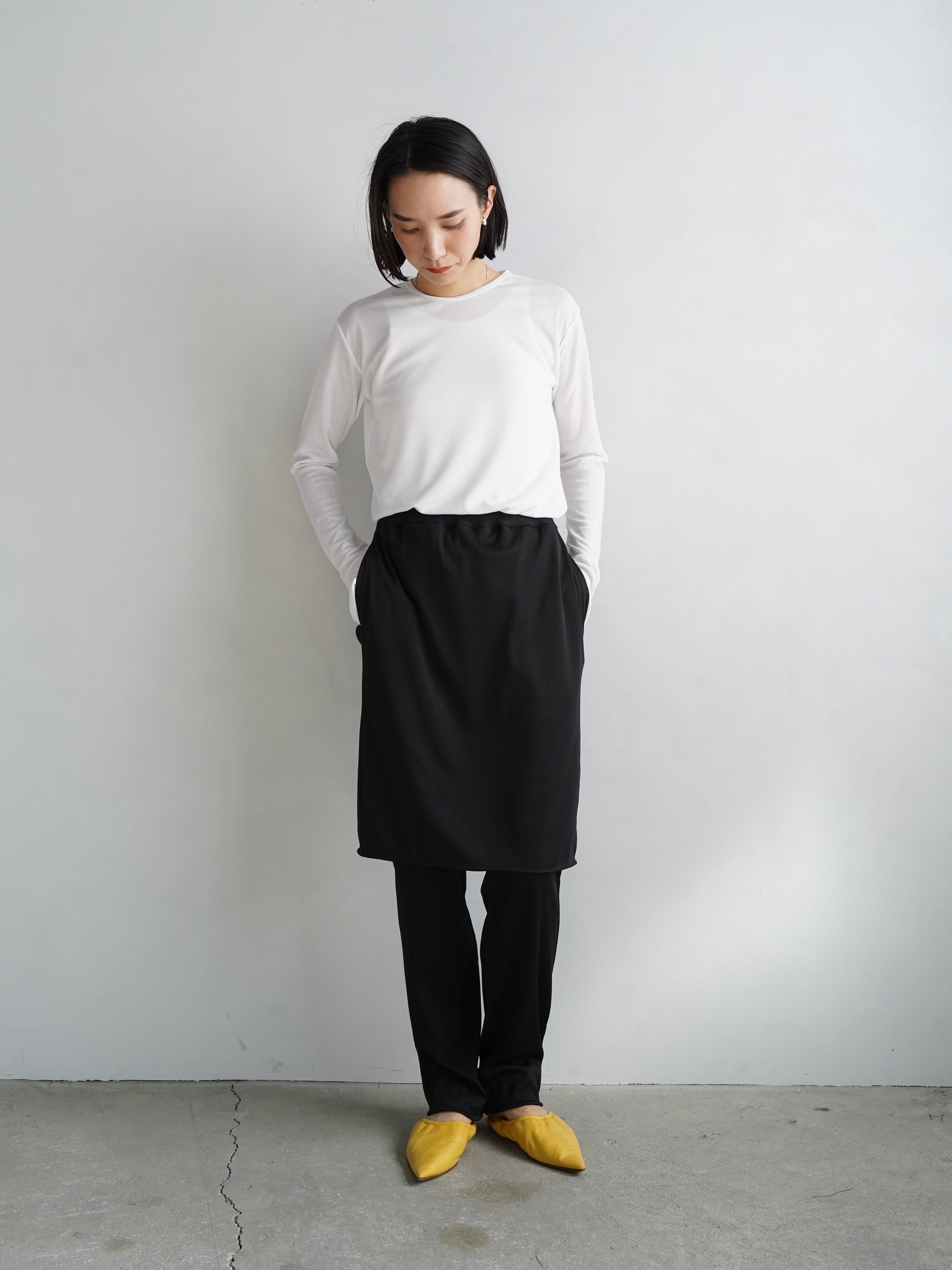 Sheer easy Tops / WHITE -3日以内発送- – &her