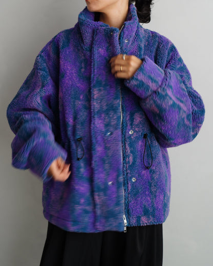 Brush Boa Jacket / BLUE -11月上旬発送-