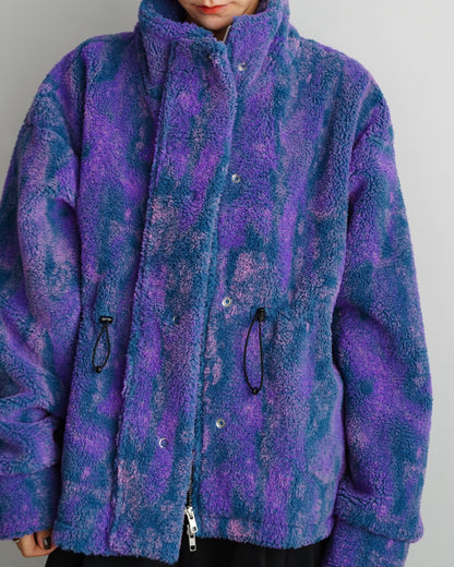 Brush Boa Jacket / BLUE -11月上旬発送-