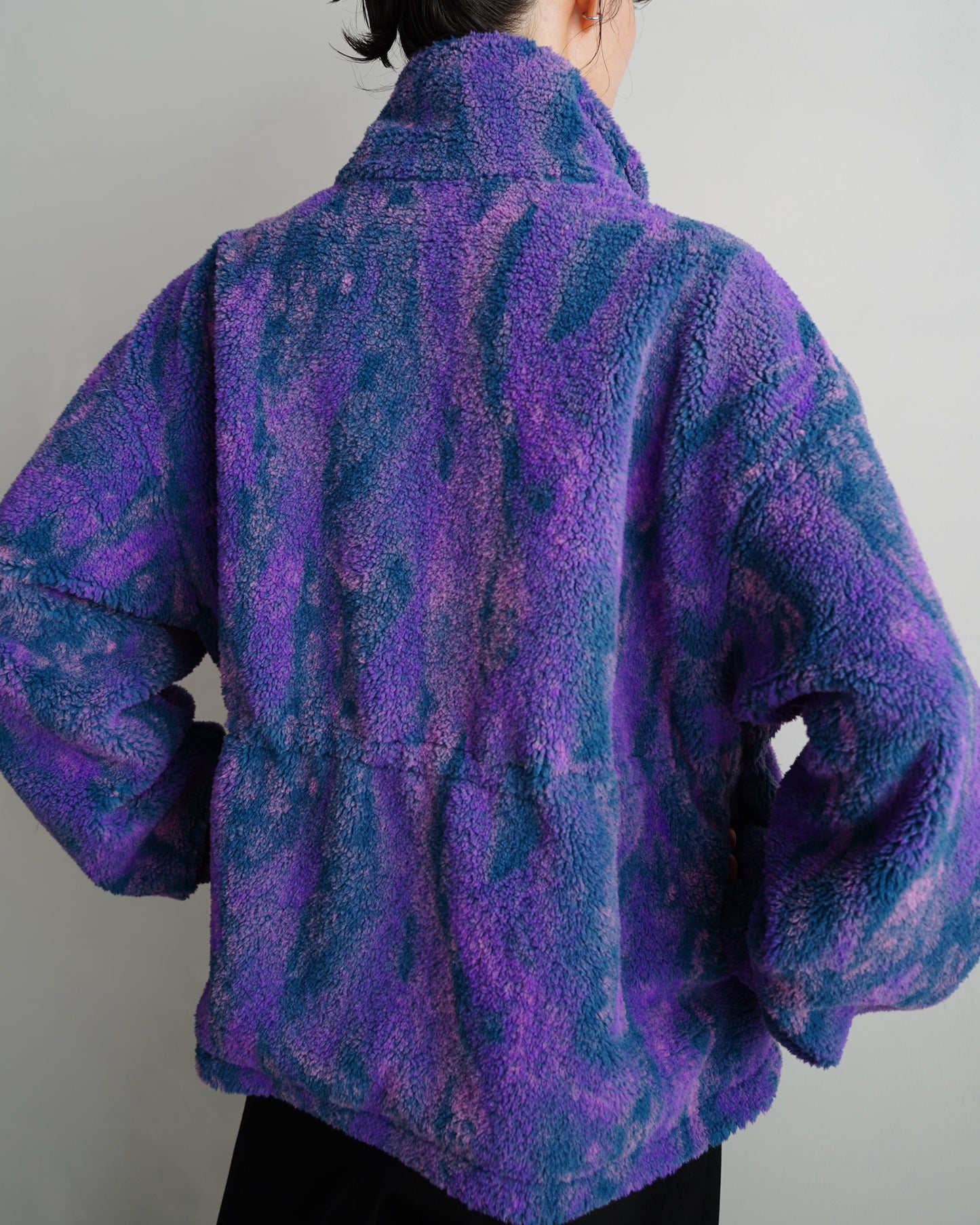 Brush Boa Jacket / BLUE -11月上旬発送-