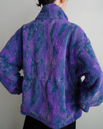 Brush Boa Jacket / BLUE -11月上旬発送-